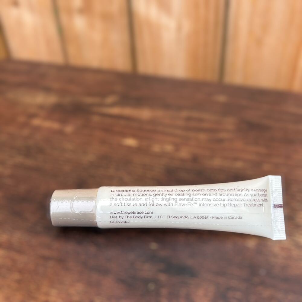 New Crepe Erase Flaw-Fix Refining Lip Polish Tru-Firm Exfoliate Facial Skin Care - Picture 2 of 2